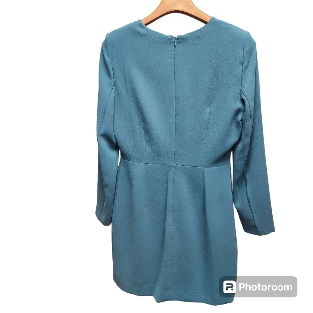 Mango Day Dress with Peek a Boo Slit Sz. S Green